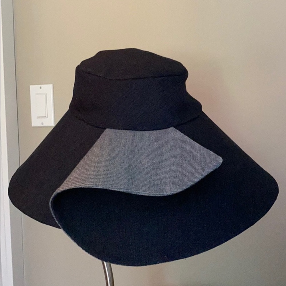 One of a kind denim sun hat